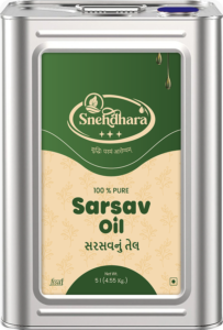 સરસવ નુ તેલ 5 લી.